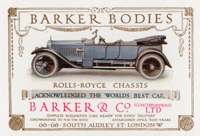 Barker-Karosserien von English School