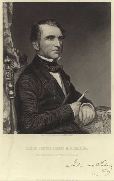Baron Justus Liebig av English School