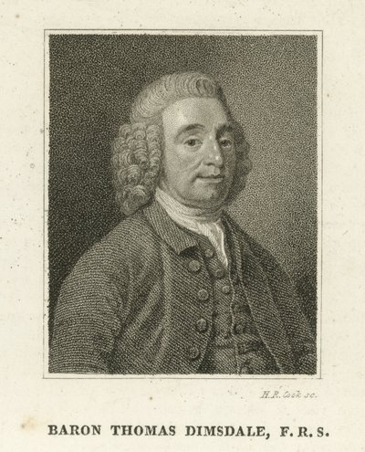 Baron Thomas Dimsdale (gravering) av English School