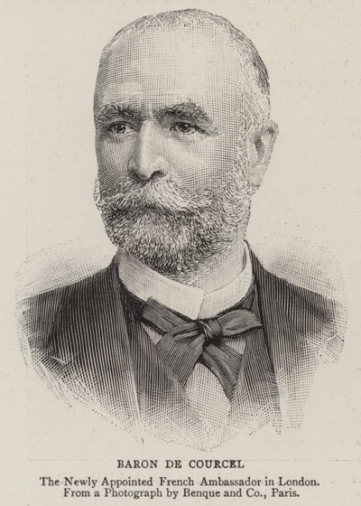 Baron de Courcel (gravering) av English School
