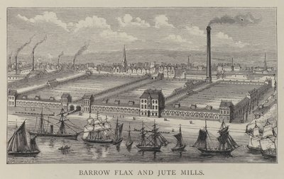 Barrow Flax og Jute Mills av English School