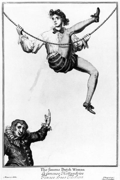 Bartholomew Fair, London: Den berømte nederlandske kvinnen av English School