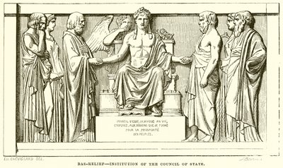 Bas-Relief--institusjon for statsrådet av English School