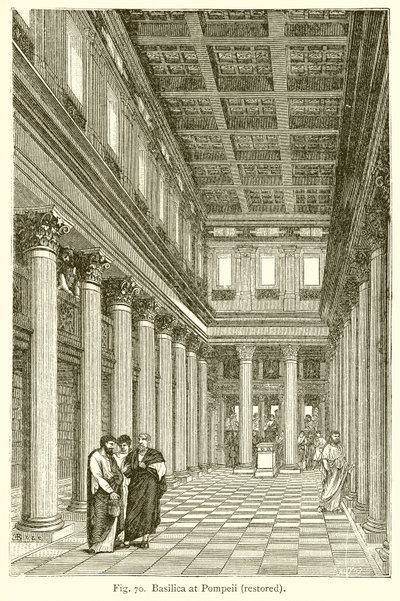 Basilikaen i Pompeii (restaurert) av English School