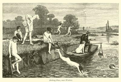 Badeplass, nær Windsor av English School