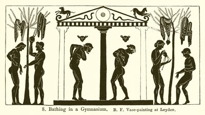 Bading i en gymsal av English School