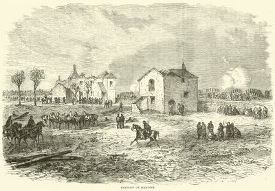 Battery of Marines, desember 1870 av English School