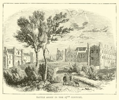 Battle Abbey på 1600-tallet av English School