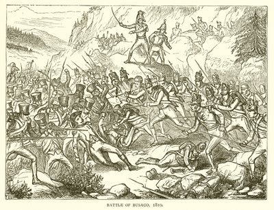 Slaget ved Busaco, 1810 av English School
