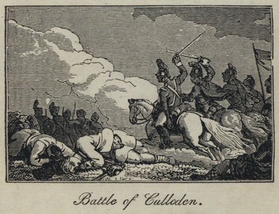 Slaget ved Culloden (gravering) av English School