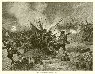 Slaget ved Marston Moor, 1644 av English School