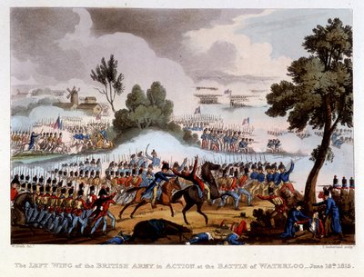 Slaget ved Waterloo, 18. juni av English School