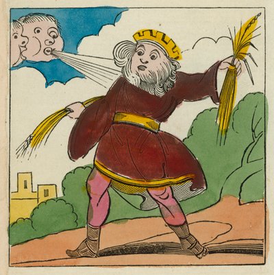 Shakespeares skjønnheter: Kong Lear (farget gravering) av English School