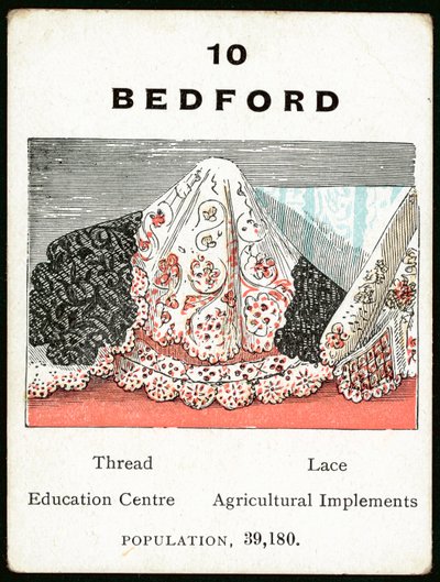 Bedford (farge litho) av English School