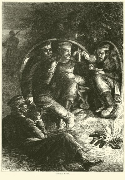 Før Metz, oktober 1870 av English School