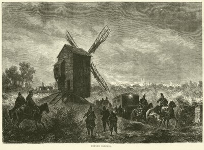 Før Orleans, november 1870 av English School