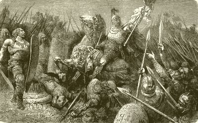 Belisarius leder den romerske hæren mot goterne av English School