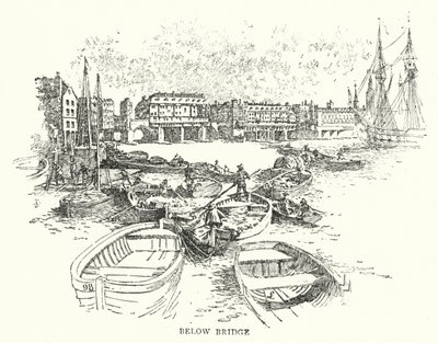 Under broen (gravering) av English School