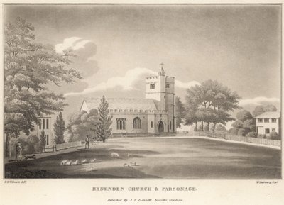 Benenden kirke og prestegård av English School