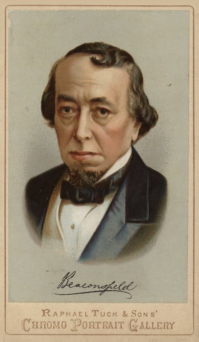 Benjamin Disraeli av English School