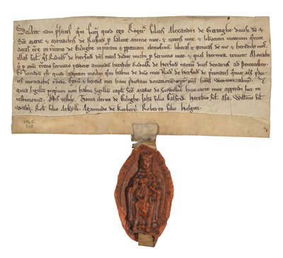 Schenkung von Land an die Zisterzienserabtei St. Mary