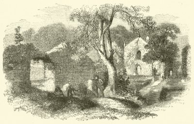Bindon Abbey (gravering) av English School
