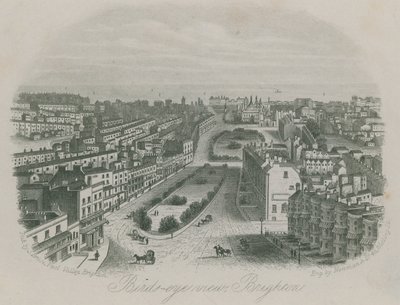 Fugleperspektiv av Brighton av English School