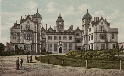 Birmingham: Aston Hall (farge litho) av English School