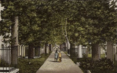 Birmingham: Harborne Avenue (farge litho) av English School