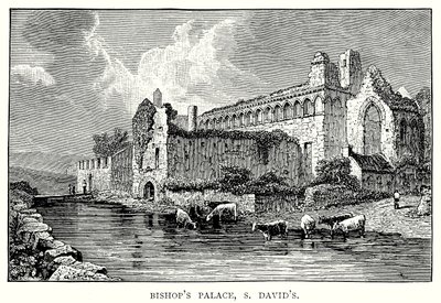 Biskopens palass, S. Davids (gravering) av English School