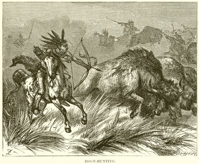 Bison-jakt av English School