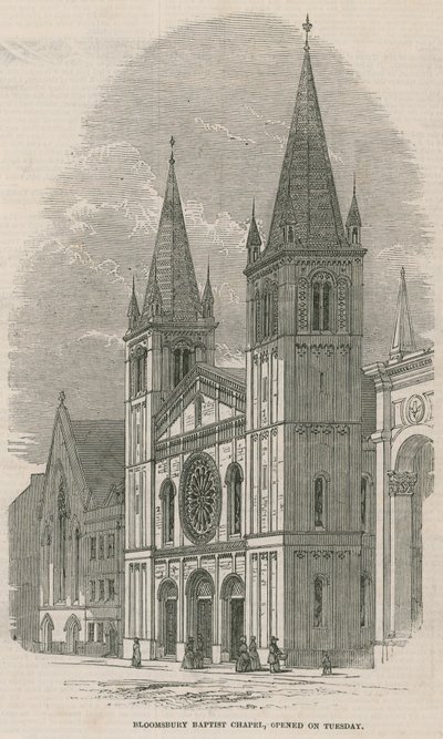 Bloomsbury baptistkirke av English School