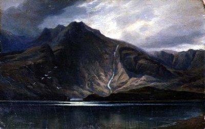 Blue Mountains (olje om bord) av English School