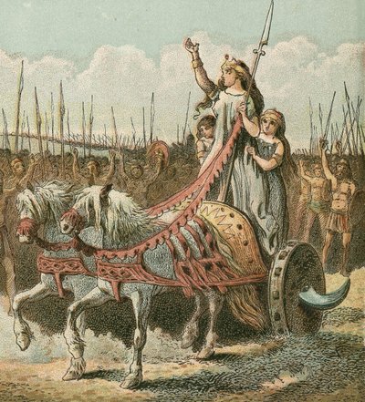 Boadicea og hennes hær av English School