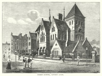 Board School, Lover's Loan (gravering) av English School