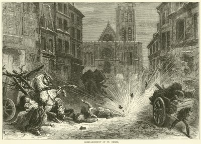 Bombardement av St Denis, desember 1870 av English School