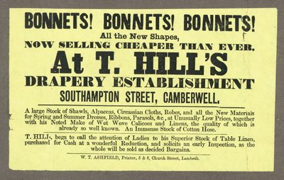 Panser! Panser! Panser! på T Hills, Southampton Street, Camberwell, London av English School