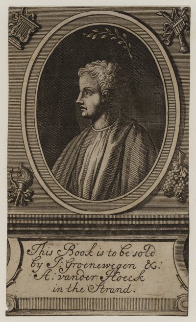 Buchhändler, J Groenewegen und A Vander Hoeck, Visitenkarte von English School