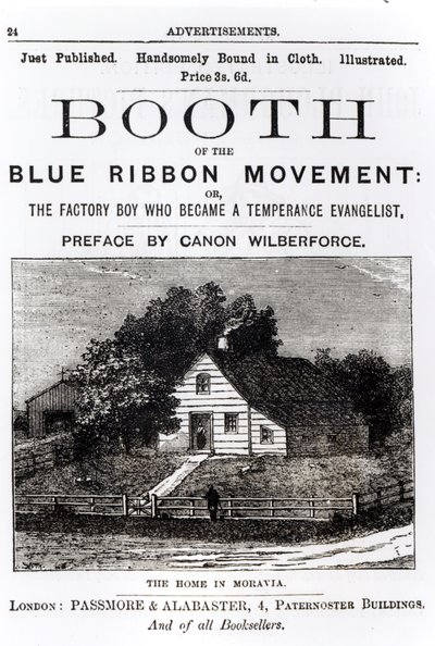 Booth of the Blue Ribbon Movement, 1883 av English School