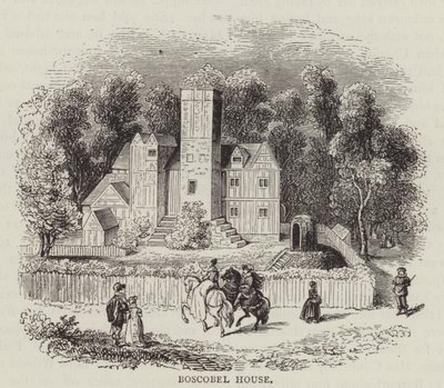 Boscobel House (gravering) av English School