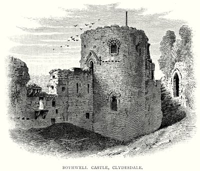 Bothwell Castle, Clydesdale (gravering) av English School