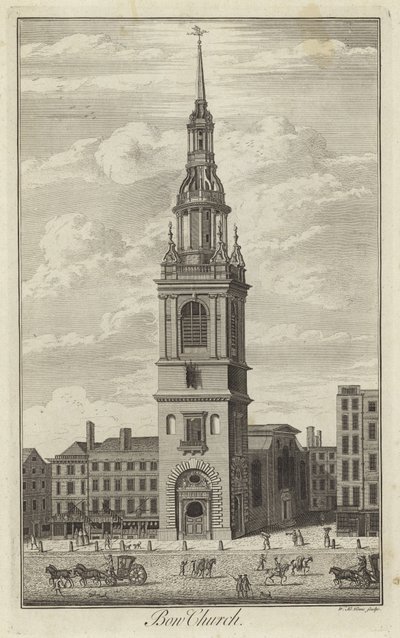 Bow Church, London av English School
