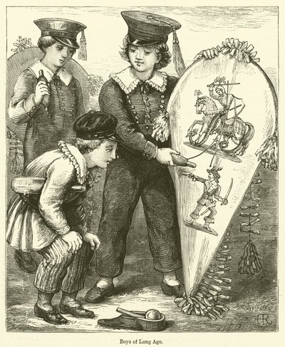 Boys of Long Ago (gravering) av English School