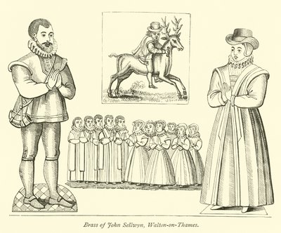 Messing av John Sellwyn, Walton-on-Thames av English School