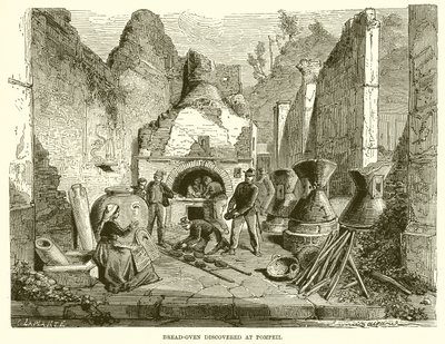 Brødovn oppdaget i Pompeii av English School