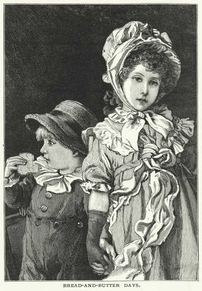 Brød-og-smør-dager (gravering) av English School