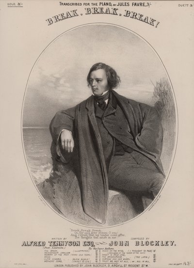 Pause Pause Pause! av Tennyson (farge litho) av English School
