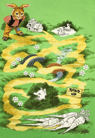 Brer Rabbit puslespillside av English School