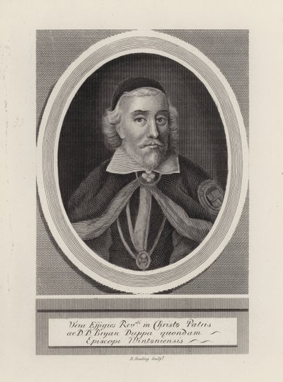 Brian Duppa, biskop av Winchester (gravering) av English School