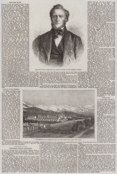 Brigham Young (gravering) av English School